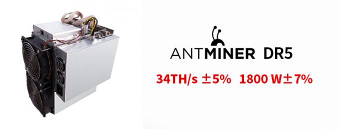 La mayoría del minero popular Machine de Antminer Dr5 de la explotación minera de la moneda del DCR para la promoción