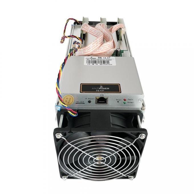 Minero Bitmain Antminer S9j 14.5th/S 1350W de Blockchain con la fuente de alimentación usada