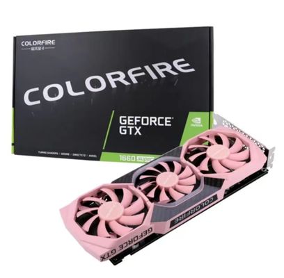 calidad  GTX1660 Super RTX2060 Colorful Graphics Cards 6GB 192bit fábrica