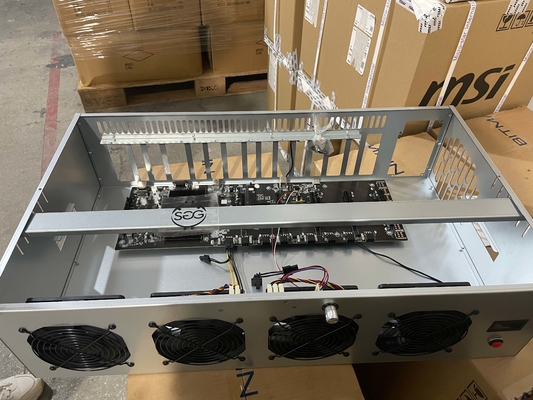 SSD 128G de Rig Frame de la explotación minera de Rig Machine AMD A68 8 Gpu de la explotación minera de BTC ETH GPU