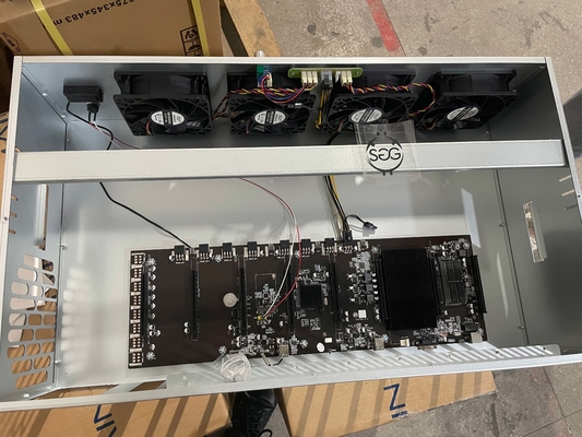 SSD 128G de Rig Frame de la explotación minera de Rig Machine AMD A68 8 Gpu de la explotación minera de BTC ETH GPU