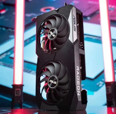 128bit AMD RADEON RX 6600 XT ASUS RX6600XT DUAL O8G 8GB