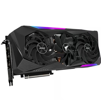 Tres Ti 256bit del amo 3070 de Aorus de las fans de las tarjetas gráficas 8GB tres del gigabyte de las fans