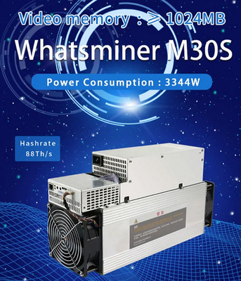 Pedazo 3344W 128 de Machine Whatsminer M30s 88.o del minero de ATI 128MB Asic del rectángulo