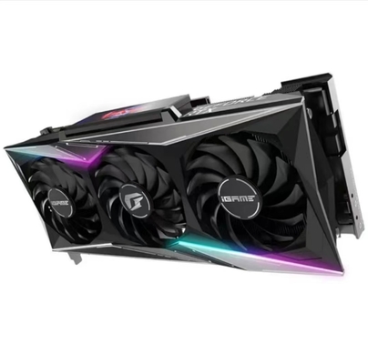 Trece tarjetas gráficas coloridas OC 8G 256bit del Ti del DP RTX 3070 del ventilador